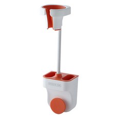 한봄누리 무타공 부착식 헤어 드라이기 걸이, 오렌지, 1개