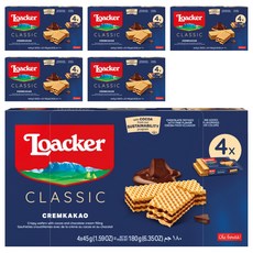 로아커 웨하스 클래식 크림카카오, 6개, 180g