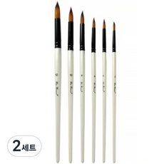 Lyra 水彩油畫兩用畫筆組 3, 2套, 6種