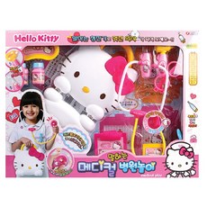 BUNNYLAND 造型手提盒醫護組 HELLO KITTY Set 啟發孩子創意 培養生活經驗, 1組