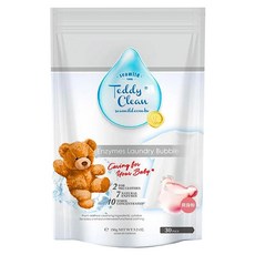 清淨海 Teddy Clean系列 植萃酵素洗衣膠囊 爽身粉, 30顆, 1袋