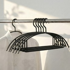 아임홈리빙 어깨뿔방지 라운드 소프트 480 옷걸이, 블랙, 20개