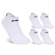 FILA 斐樂 簡約線條運動短襪5雙組