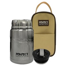 PERFECT 理想 極緻316真空燜燒罐 附提袋, 不銹鋼色, 500ml, 1個