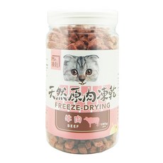 Mr.凍乾 貓用原肉凍乾 牛肉 180g 天然無添加 貓咪健康首選, 1包
