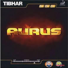 TIBHAR Aurus 2.1 乒乓球拍橡膠皮, 黑色的