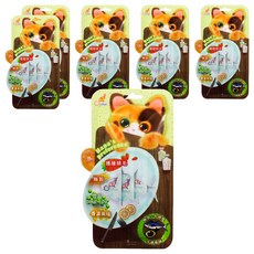 Catfeet 哈娜最愛好吃肉泥 天然無穀 獨立包裝, 鮪魚 + 牛磺酸, 60g, 6袋