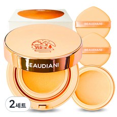 뷰디아니 메쉬 타이트 업 쿠션 본품 + 리필 세트, 2호, 2개