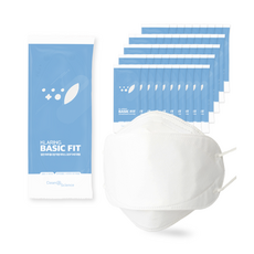 클라링 베이직핏 황사 방역마스크 대형 KF94, 1개입, 50개, 화이트