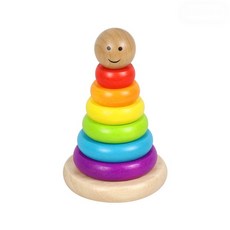 Todolibro 套圈圈堆積木製玩具, 混合, 1個