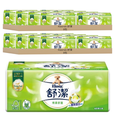 Kleenex 舒潔 棉柔舒適抽取衛生紙, 8包, 2袋