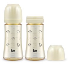 토비앤몰리 돗바니 PPSU 젖병 트윈팩, 바닐라, 280ml, 2개