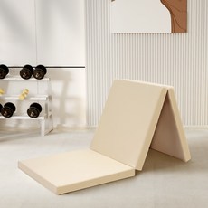 comet 運動三折折疊運動墊 50mm, 米色, 1個