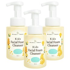 보타니컬테라피 키즈 페이셜 폼 클렌저, 280ml, 3개