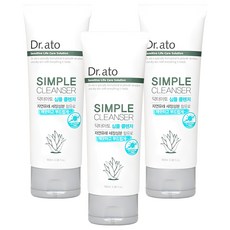 Dr.ato 溫和洗面乳, 100ml, 3條