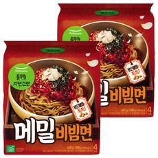 풀무원 메밀 비빔면 117.3g, 8개