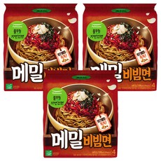 풀무원 메밀 비빔면 117.3g, 12개