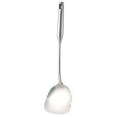 Hi CHEF 掌廚 維也納 304不鏽鋼中華鏟, 不銹鋼 銀色, 1支