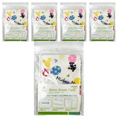 Skater 米奇系列 濕紙巾收納抽取包, 5個