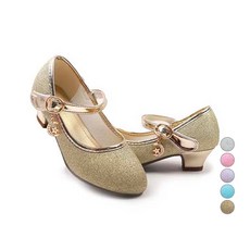 루루슈 여아용 별빛 산책 굽 구두 AZ138