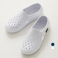 BASE ALPHA ESSENTIALS 基本款EVA室內洞洞鞋, 白色的, 250