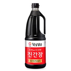 청정원 두번달여 더 진한 진간장, 1.7L, 1개