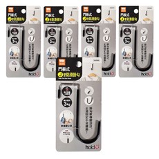 UdiLife 優的生活大師 hold 掛 門板式J型防滑掛勾 S6046 顏色隨機 門後掛勾 收納好幫手, 5個