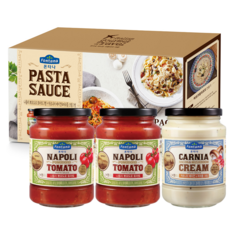 Fontana 番茄義大利麵醬 430g 2入+奶油培根蘑菇義大利麵醬 430g, 1組