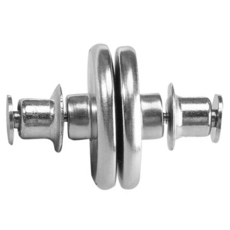 EZlife 窗簾遮光隱形磁吸子母扣 合金磁鐵材質 直徑2cm 高1.5cm Set 4, 1組