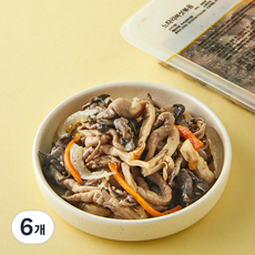 느타리버섯볶음, 100g, 6개