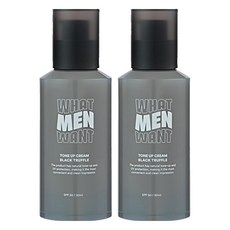 男士黑松露提亮素顏霜 SPF50+ PA++++ 50ml, 2瓶, 膚色