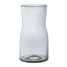 好物良品 雙色漸變手工玻璃花瓶, 煙灰色