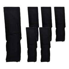 Cool Angel 天使之翼 兒童褲襪 NS_#969 (6入) - 尼龍80% 彈性纖維20%, M(120~140cm), 黑色