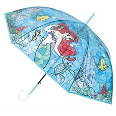 Disney 迪士尼 THE LITTLE MERMAID 小美人魚 J's 迪士尼彩繪玻璃風雨傘 60cm
