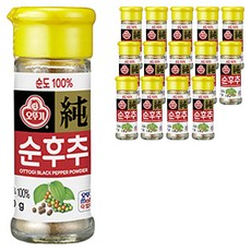 오뚜기 순후추, 20g, 15개