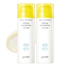구달 청귤 비타C 잡티 케어 선세럼 SPF50+ PA++++, 50ml, 2개