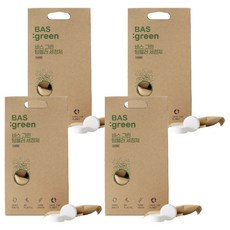 BAS 綠色玻璃杯清潔劑 15p, 75g, 4個