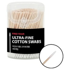 파인듀 다용도 초미세 면봉, 1개, 400개입 1개, 400개입