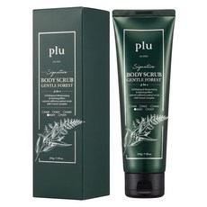 plu SIGNATURE 身體磨砂膏 溫和森林, 1個, 215g