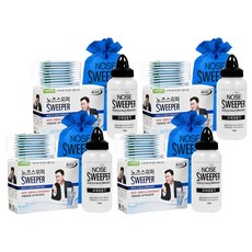 노즈스위퍼 코세척기 + 코세척분말 80포, 4세트