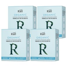 Rael 女性用棉質清潔濕巾, 5g, 40個