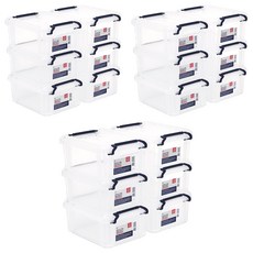 아이리스 하이엔드 버클 리빙박스 BL시리즈, 투명, 1.5L, 18개