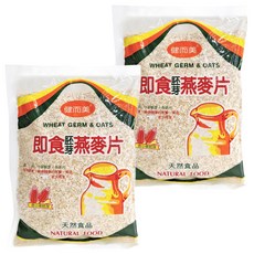 健而美 即食胚芽燕麥片 台灣製造, 300g, 2包
