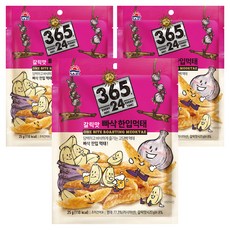 삼육오점이사 사조 한입먹태 빠삭한입먹태 갈릭맛, 25g, 3개