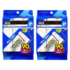 HIKARI 日光生活 斜撕清潔滾輪補充包90回3入組, 2套