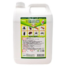 澄朗 剋蟲寧 Cyper killer, 長效除蟲, 直接噴灑, 適用於蚊子, 蒼蠅, 蟑螂, 跳蚤, 螞蟻, 白蟻, 小黑蚊, 蜘蛛, 5L, 1桶