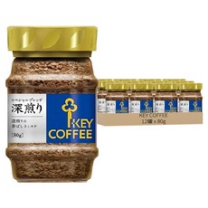KEY COFFEE 即溶咖啡粉 深煎, 80g, 12罐