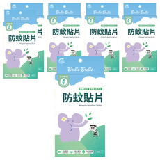 Brille Brille 防蚊貼片 圓點圖案 18片 嬰幼兒童適用 天然植萃 長效防蚊, 28g, 6盒