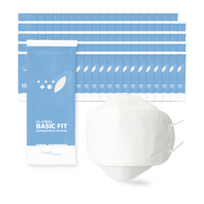 클라링 베이직핏 황사 방역마스크 대형 KF94, 1개입, 100개, 화이트
