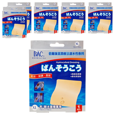 BAC 倍爾康 濕潤療法親水性敷料 手/較大面積專用 XL(10 x 10cm), 1片, 6盒
